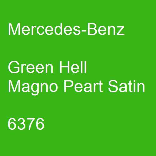 Mercedes-Benz, Green Hell Magno Peart Satin, 6376.